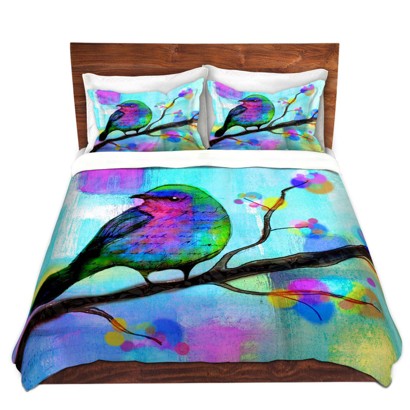 Modern & Contemporary Polyester Duvet Cover, King Duvet Cover + 2 King Shams