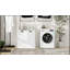 Armoire de trieur de linge à deux compartiments inclinable avec construction durable et design élégant pour les maisons modernes