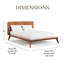 Lit plateforme Nevio Mid-Century-111846662