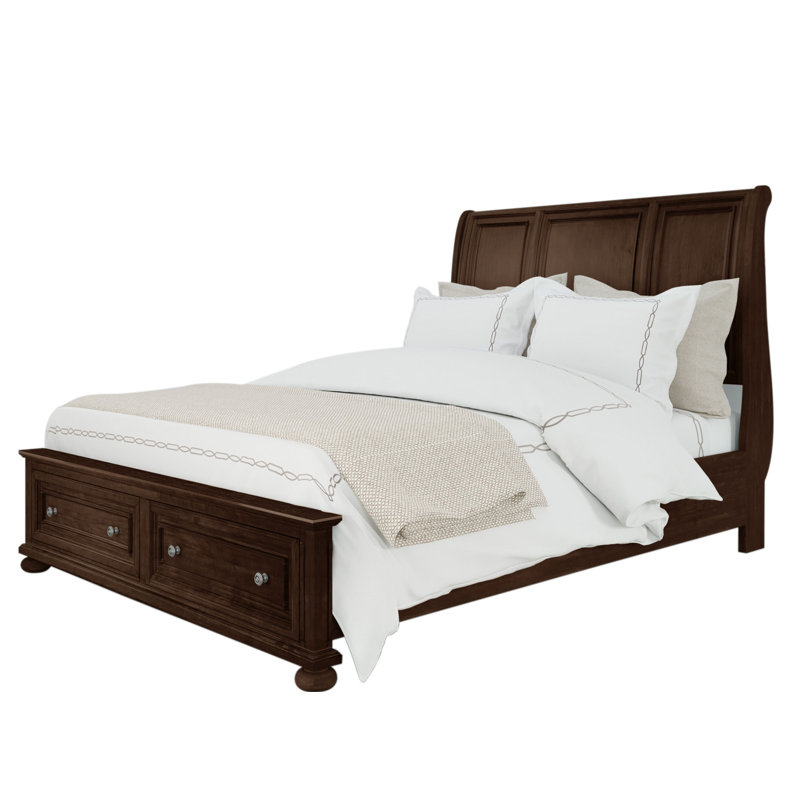 Ensemble de chambre avec lit plateforme 4 pièces Perkin, Grand