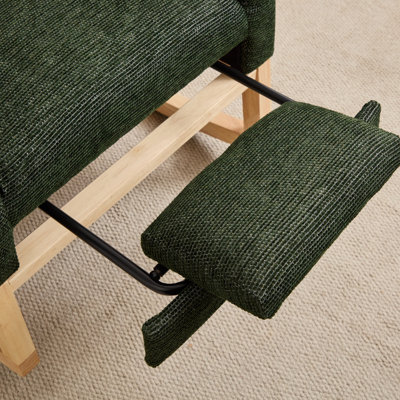 Rocking Chair with Solid Wood Legs by Isabelle & Max