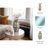 Chambre Marbled Tall Swirled Glass Vase-1895939995