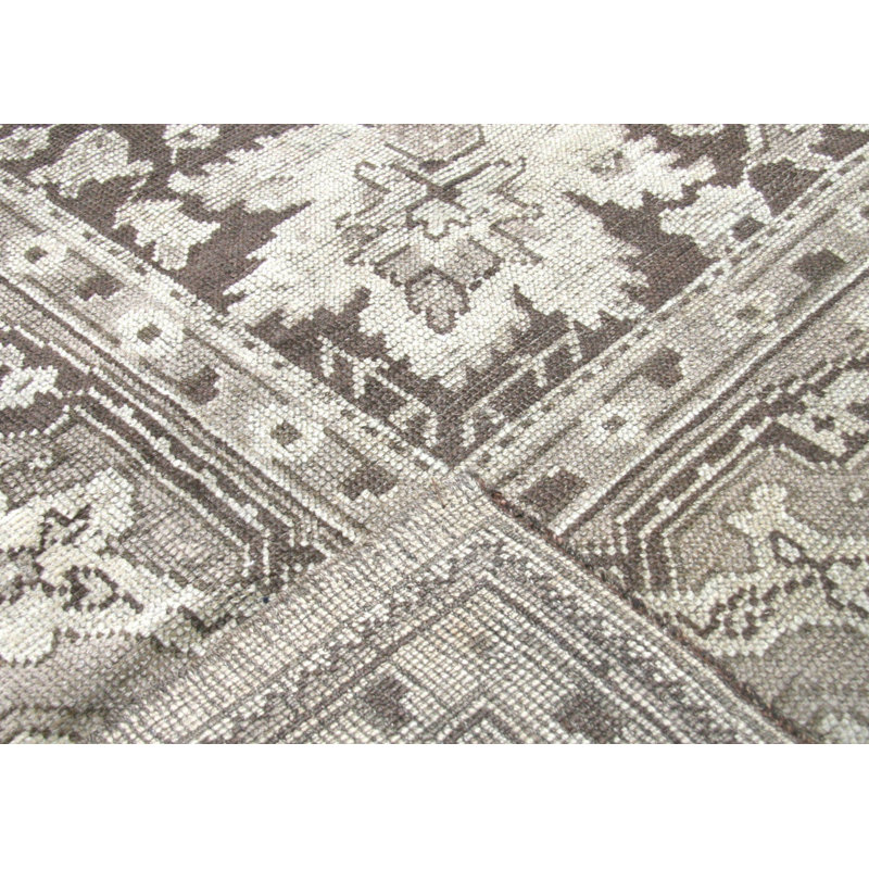 OverSize One-of-a-Kind 11'6" X 17' 1900s Wool Area Rug in