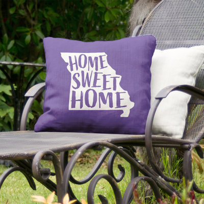 Outdoor Reversible Throw Pillow