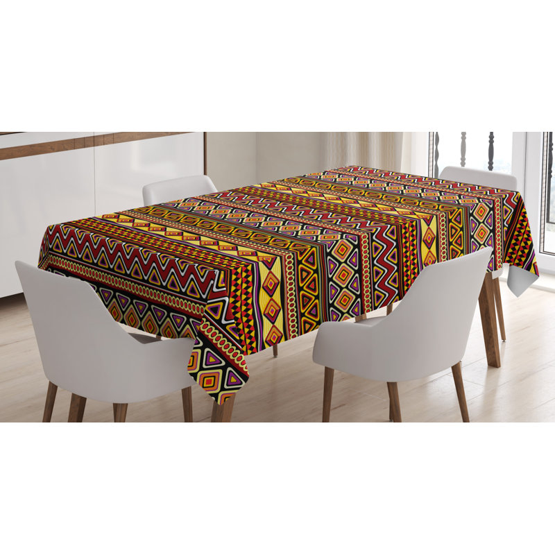 African Tablecloth, 84" L x 60" W
