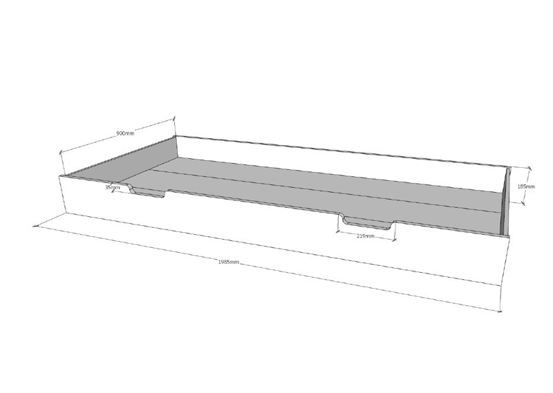 Baumhaus Single (3') Standard Bed by Vipack
