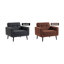 Faux Leather Accent Chair-1261814940