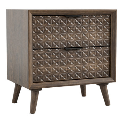 Lujuan 2-Drawer Nightstand