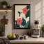 Coral Blooms with Hummingbird Botanical - Wrapped Canvas-54529316-54529322