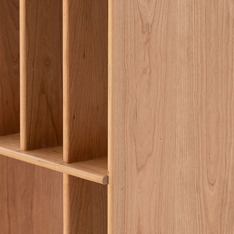 Petite bibliothèque de rangement de style italien, Brun