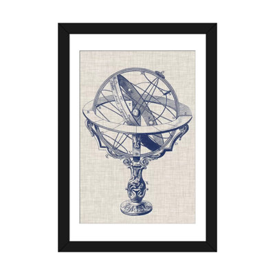 " Armillary Sphere On Linen II " by Vision Studio