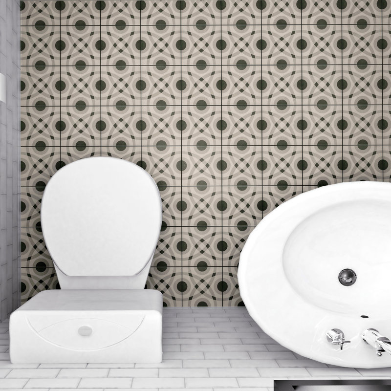 Twenties 8" x 8" Ceramic Wall & Floor Tile