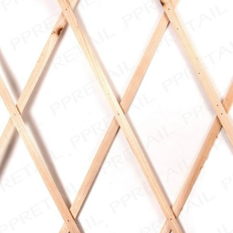 183cm H Wood Expanding Trellis, 183cm H x 61cm W x 61cm D