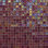 Strawberry 5/8" x 5/8" Glimmer Glass Mosaic