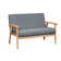 Asteria Upholstered 45'' Loveseat
