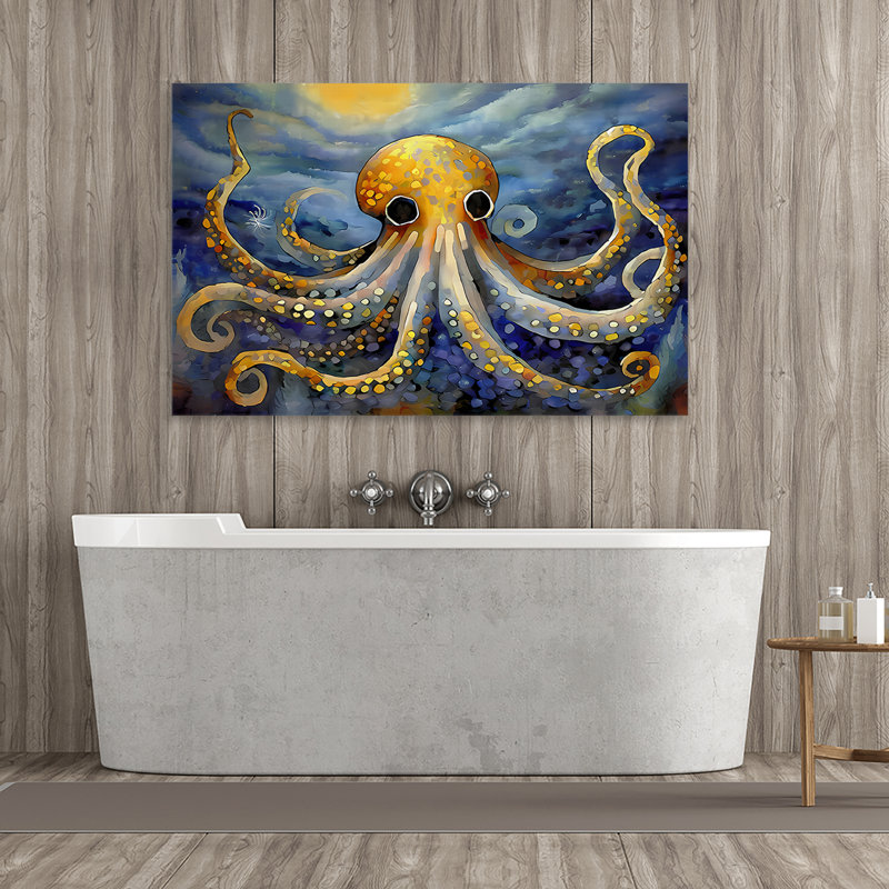 Octopus Garden, 40" H x 60" W
