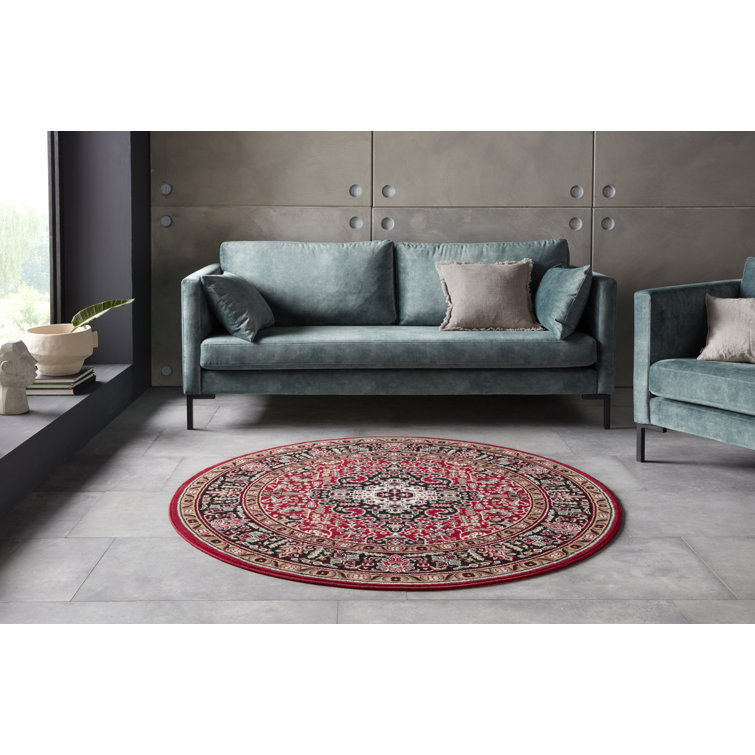 Skazar Isfahan Tufted Red Rug