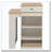 59.5"Kitchen Island With Extendable Dining Table, Kitchen Storage Table With Double-Sided Storage, Kitchen Island With 2 Drawers, Power Outlet, Side Open Shelves, For Kitchen-196971878