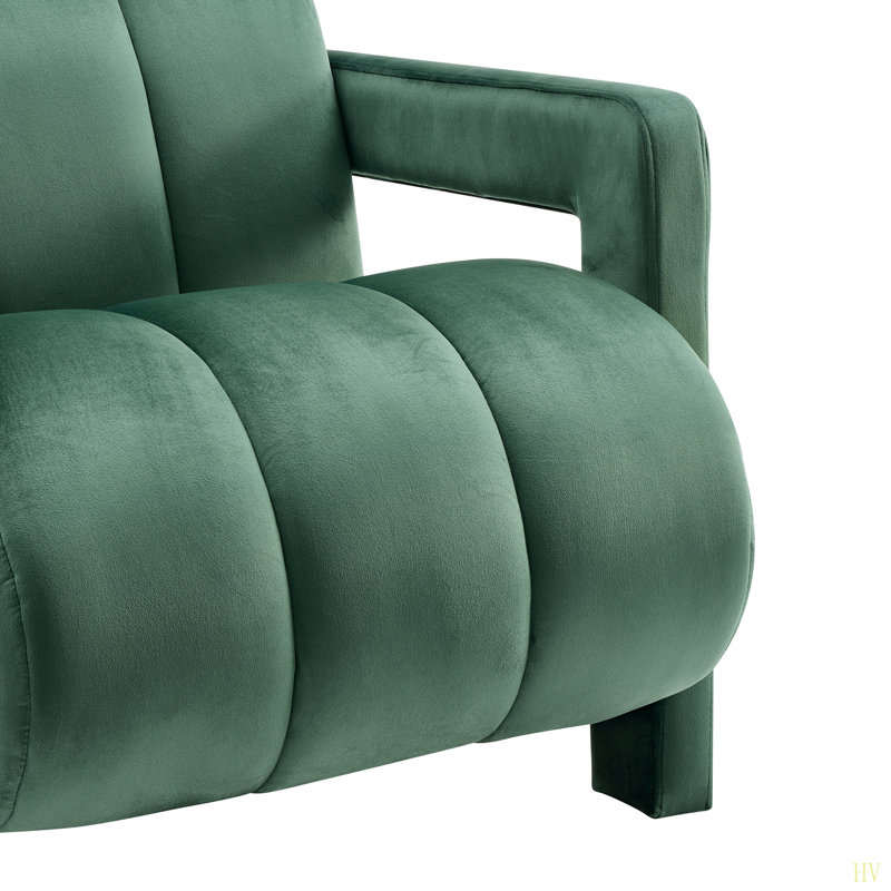 Fauteuil Velmor, Green Velvet