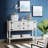 Alcimon Sideboard,Console Table with 2 Drawers and Cabinets,Buffet Server Cabinet-1666644632
