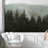 Forest Nature Landscape Peel & Stick Border-93868548
