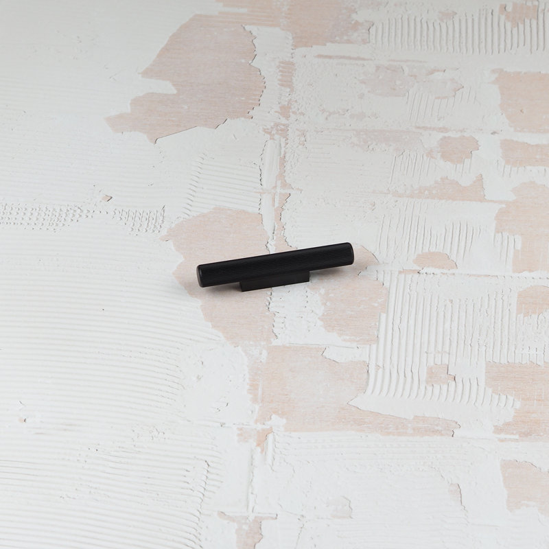 Reeded Pull, 160mm, Matte Black