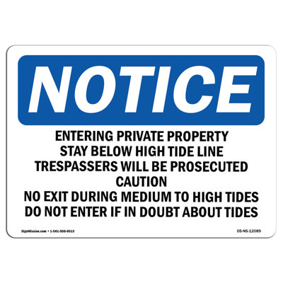 Entrée dans une propriété privée