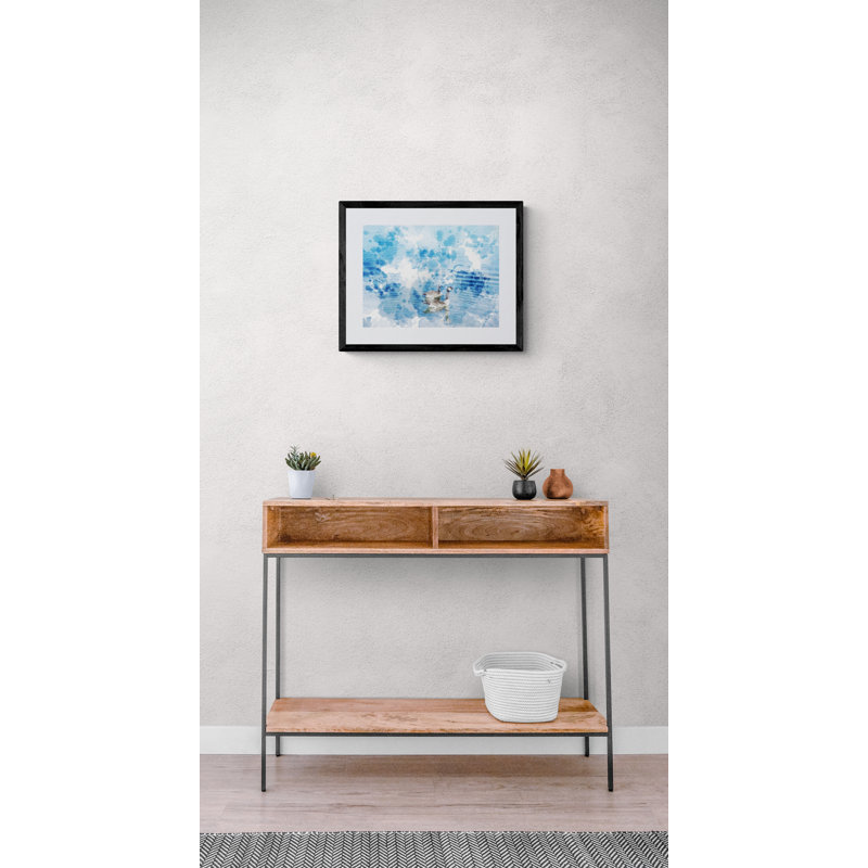 Canadian Geese 2517 Print by Chamira Young, Black Framed Canvas, 25" H x 33" W