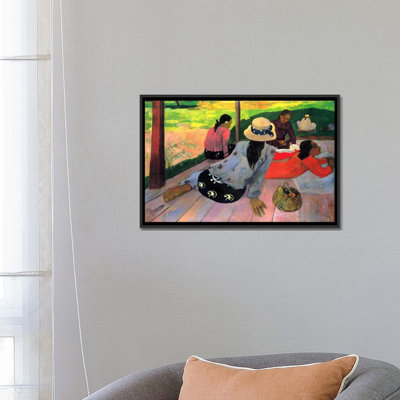 « the siesta », reproduction d’art sur toile tendue Paul Gauguin