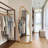 Cloud-Shaped Natural Wood Full Length Mirror