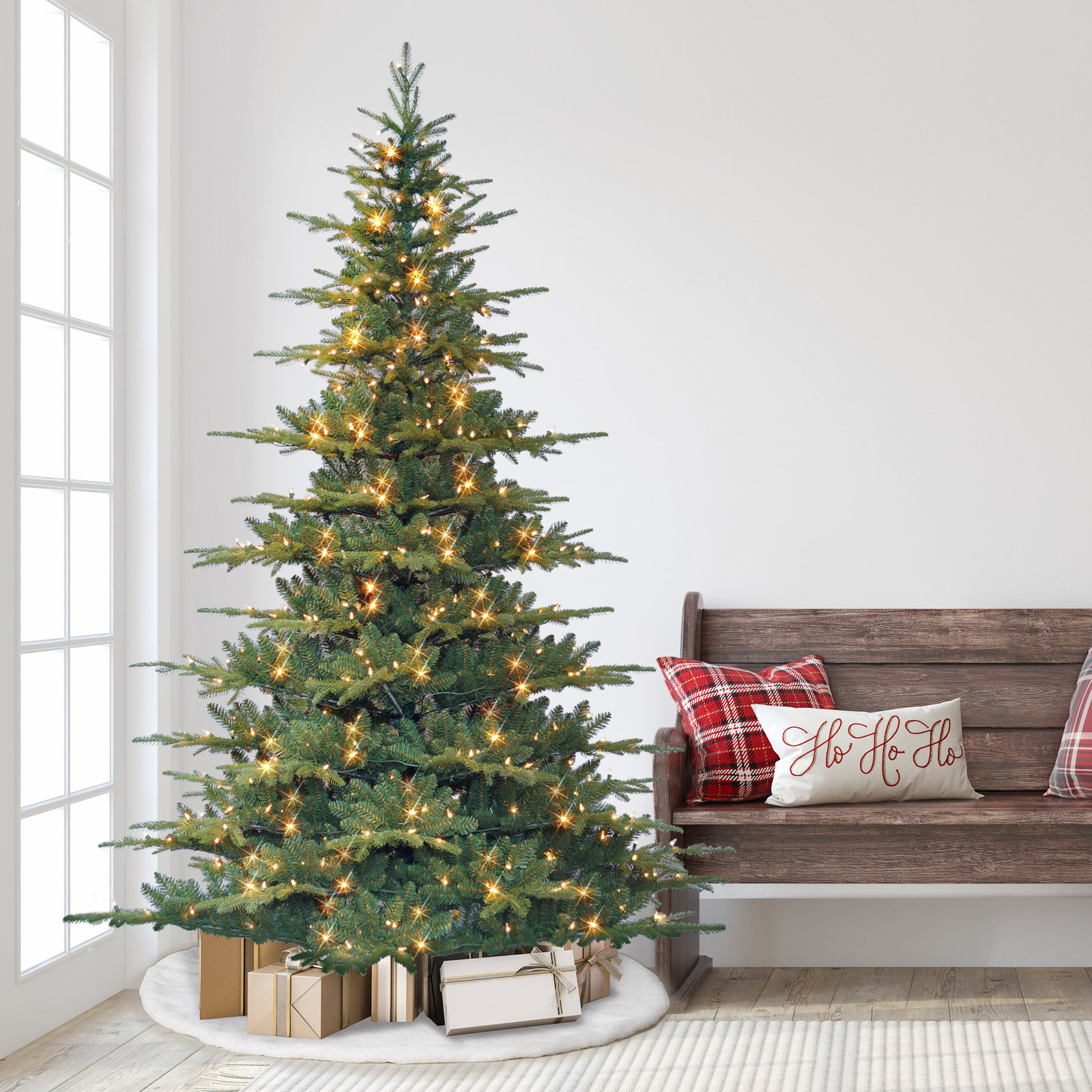 Gille Lighted Artificial Fir Christmas Tree