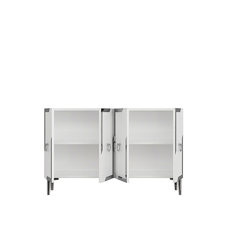 Console, White/Silver