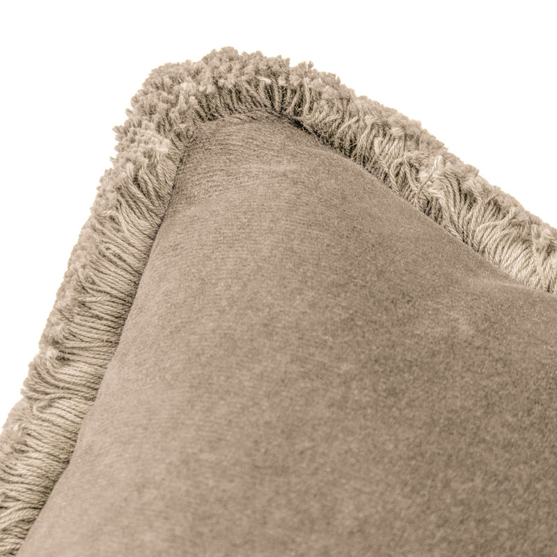 Freya Square Throw Cushion, Taupe