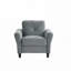 Fauteuil d'appoint en velours-822960067