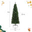 210cm H Artificial Pine Christmas Tree