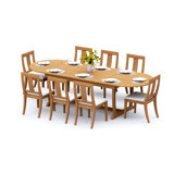 Osborne Outdoor - Piece Teak Dining Set