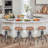 Swivel Counter Stool with Metal Frame-988352405-951660729