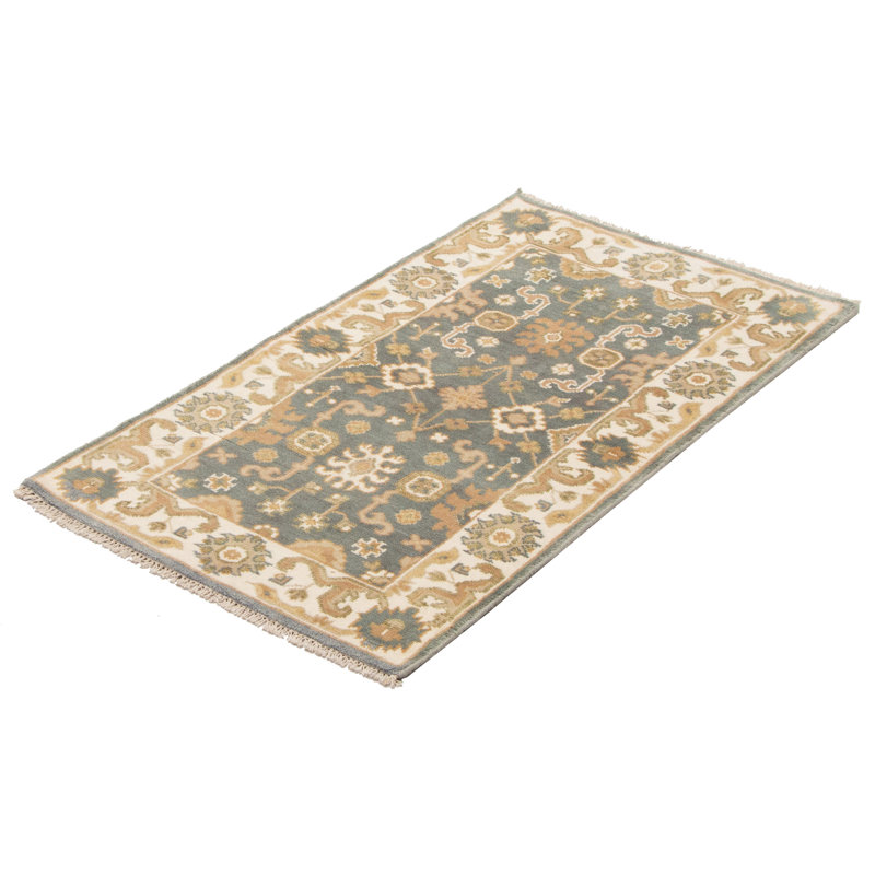 Tapis gris foncé Royal Oushak 3 pi 0 po x 5 pi 1 po