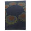 Tapis carré bleu marine Orlando