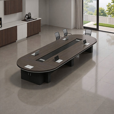 Table de conférence de luxe moderne avec rangement