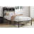 Bed frame single bed type with storage space