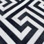 Tapis en cuir de vache noir et blanc à motif géométrique moderne 10 pi x 13 pi-655419018-661728530