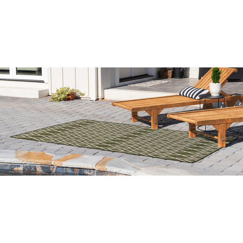 Turks and Caicos Indoor/Outdoor Rug, Rectangle 7'1" x 10'