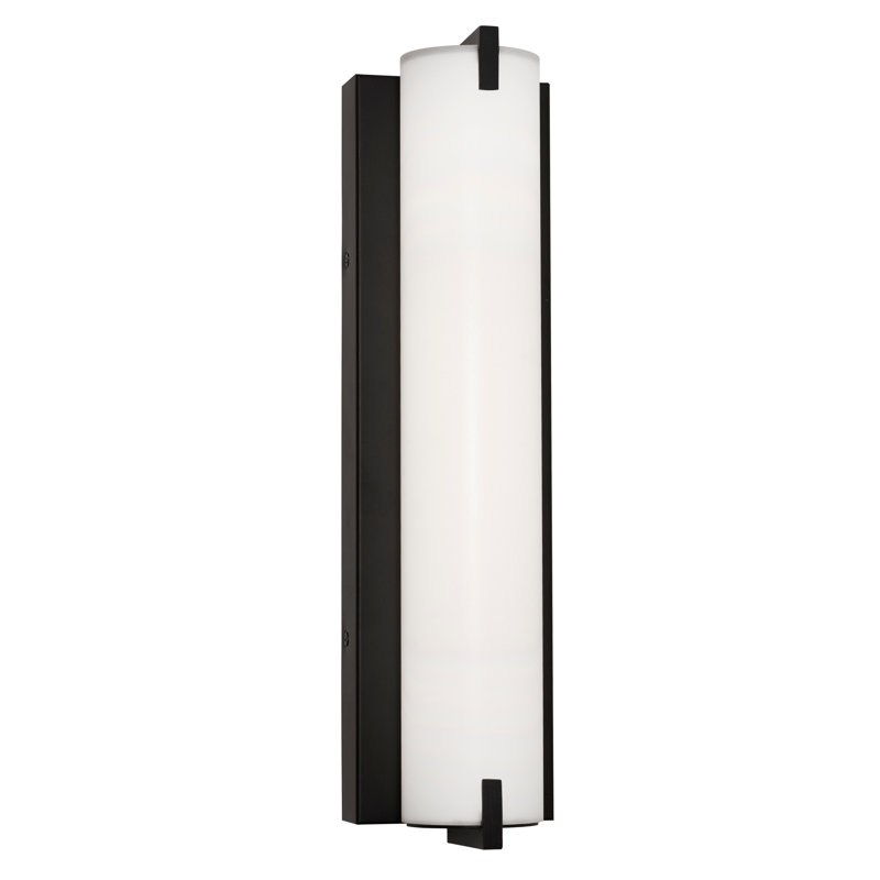 Zaydian LED Flush Mounted Sconce, Black