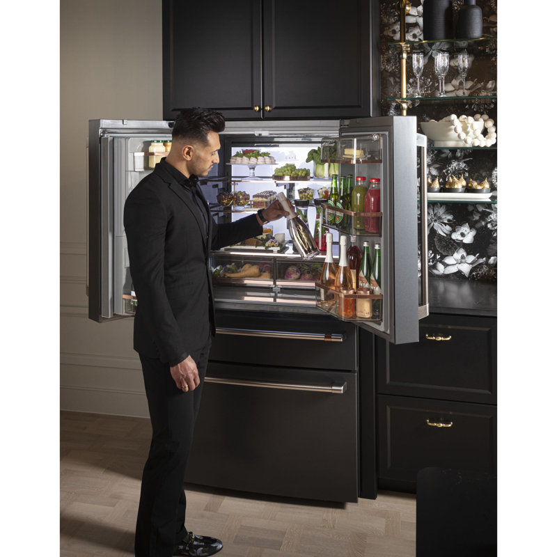 Café 36" French Door 27.8 cu. ft. Refrigerator, Matte Black