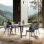 Chaises de salle à manger rembourrées H 33 "avec dossier solide en tissu Hudhaifa, ensemble de 2, pour salon, salle à manger, café-1326734861-1303099096