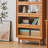 Practical bookcase in Nordic style
