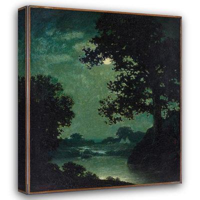 "Moonlight" by  Ralph Albert Blakelock - Gallery Wrap Canvas Wall Art