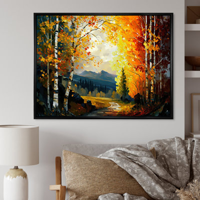 Chemin dans la forêt I - reproduction sur toile