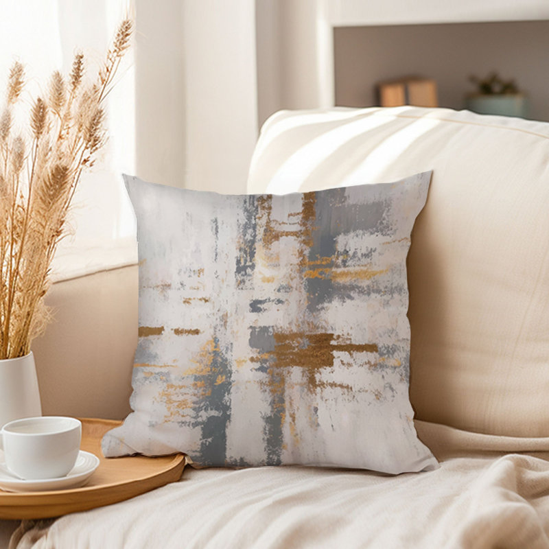Abstract Pillow Cover, 18"H x 18"W